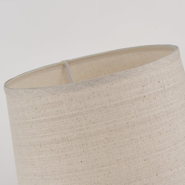 Thehouselights-Ceramic Table Lamp with Fabric Drum Shade-Table Lamp--