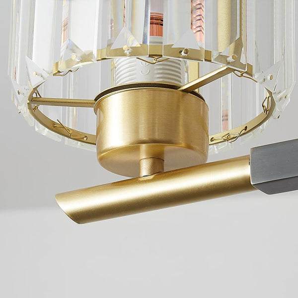 Thehouselights-Clear Crystal Shade Wall Sconce-Wall Lights--