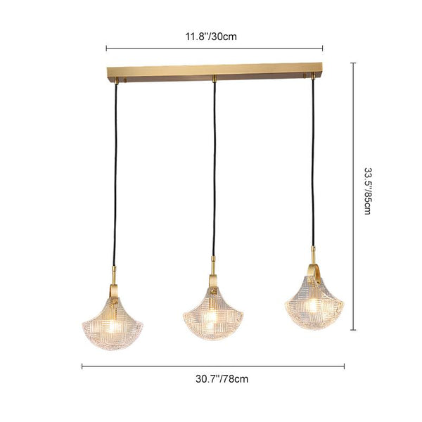 Thehouselights-Cluster Sector Glass Pendant Lighting-Pendant--