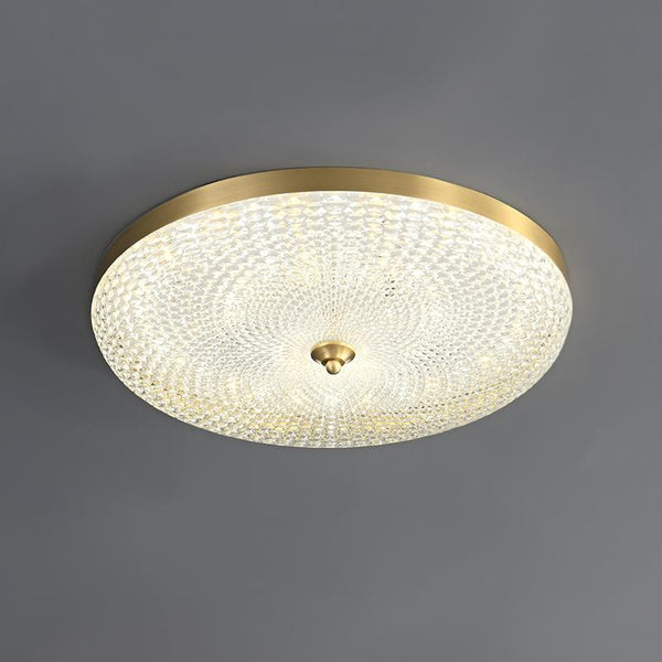 Thehouselights-Copper & Metal & Acrylic LED Flush Mount Ceiling Light-Ceiling Light--