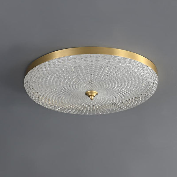 Thehouselights-Copper & Metal & Acrylic LED Flush Mount Ceiling Light-Ceiling Light--