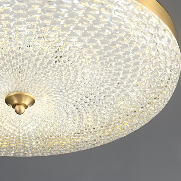Thehouselights-Copper & Metal & Acrylic LED Flush Mount Ceiling Light-Ceiling Light--