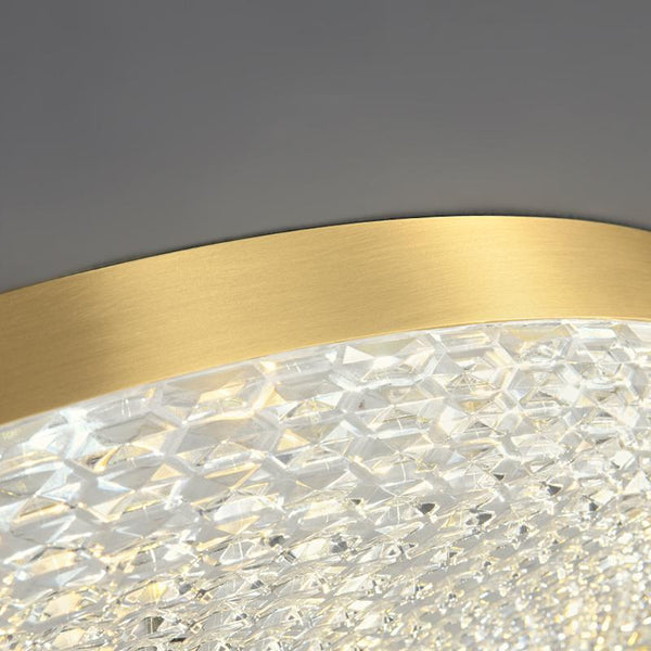 Thehouselights-Copper & Metal & Acrylic LED Flush Mount Ceiling Light-Ceiling Light--