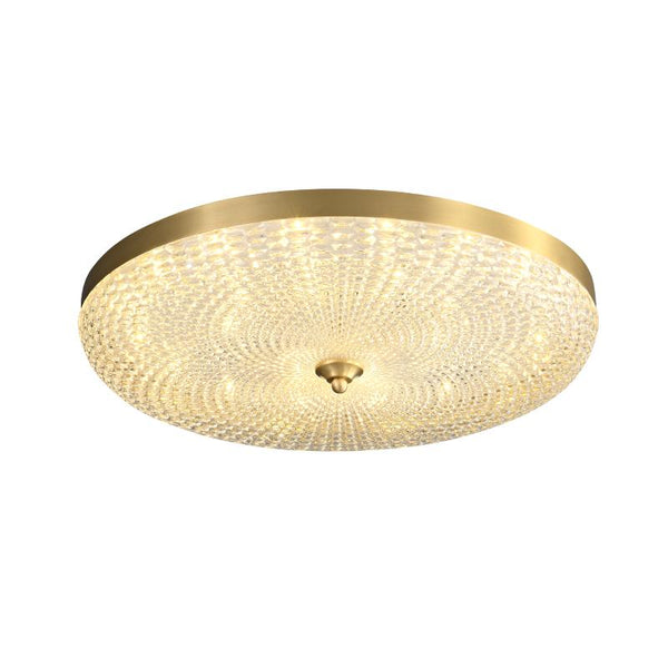 Thehouselights-Copper & Metal & Acrylic LED Flush Mount Ceiling Light-Ceiling Light--