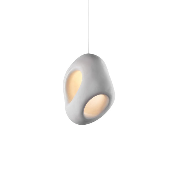 Thehouselights-Creamy Eggshell Tone Pendant Light-Pendant-42 cm-