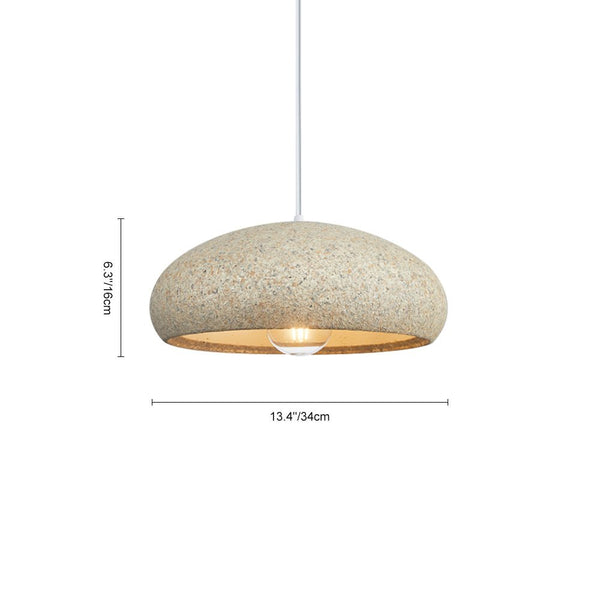 Thehouselights-Creative Ceramic Oval Pendant Light-Pendant-Yellow-