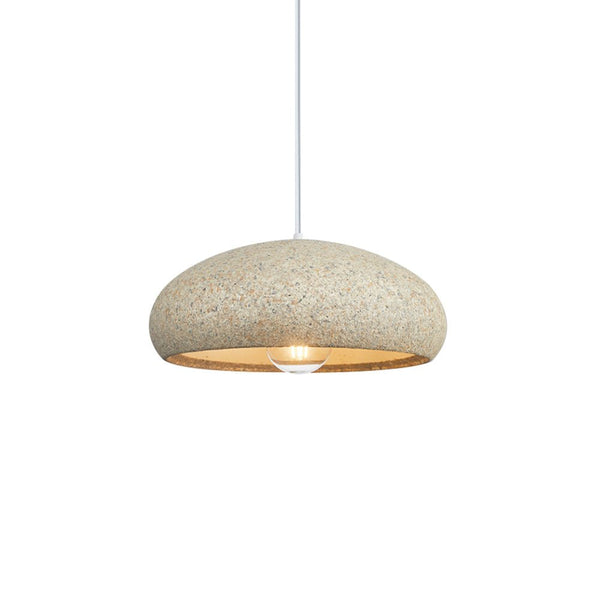 Thehouselights-Creative Ceramic Oval Pendant Light-Pendant-Yellow-