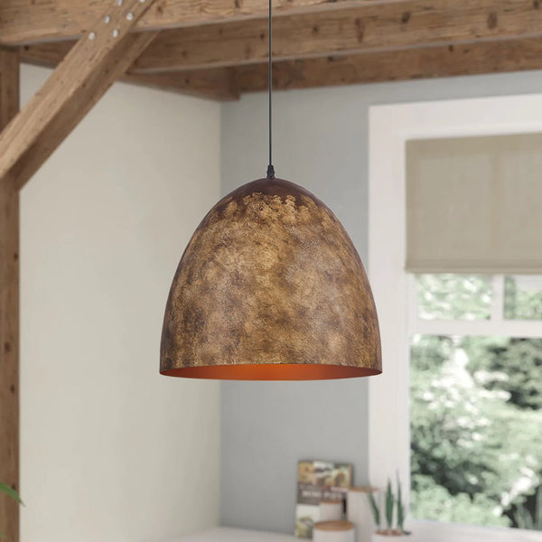 Thehouselights-Creative Handmade Gradient Wabi Sabi Pendant Light-Pendant-Brown-