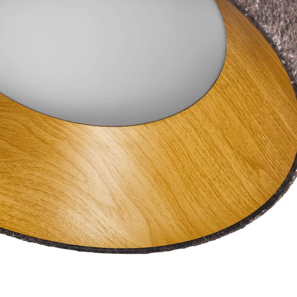 Thehouselights-Creative Recessed Dome LED Flush Mount Ceiling Light-Ceiling Light-Light Red-