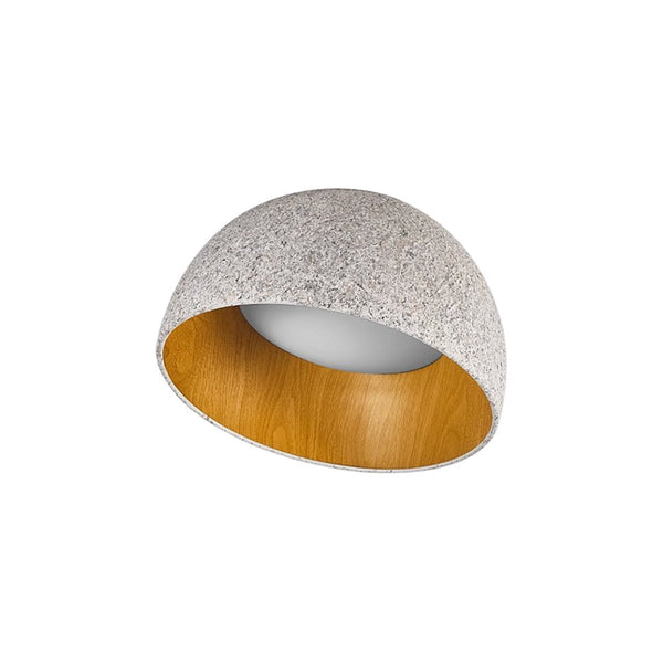 Thehouselights-Creative Recessed Dome LED Flush Mount Ceiling Light-Ceiling Light-Light Red-