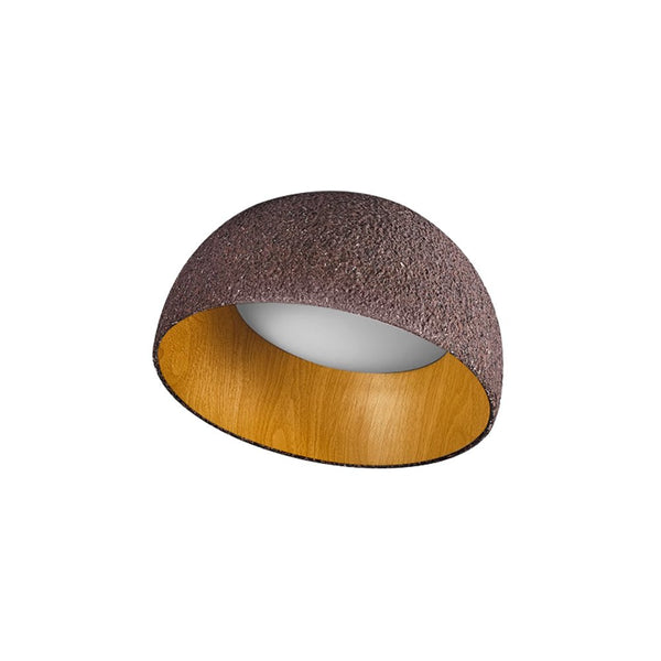 Thehouselights-Creative Recessed Dome LED Flush Mount Ceiling Light-Ceiling Light-Light Red-