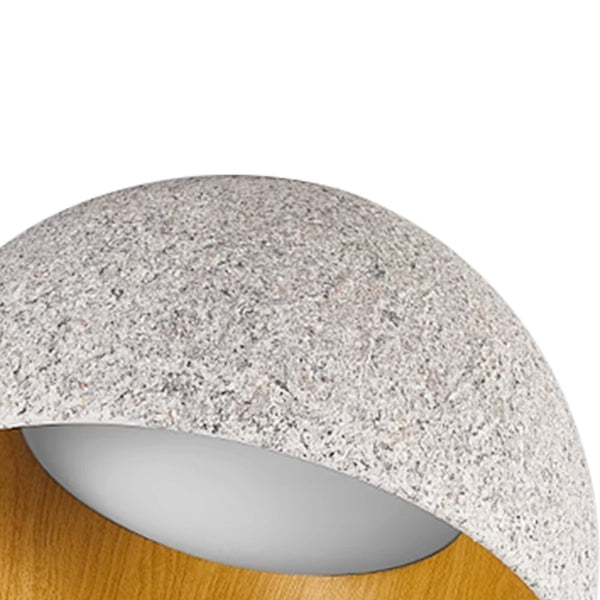 Thehouselights-Creative Recessed Dome LED Flush Mount Ceiling Light-Ceiling Light-Light Red-