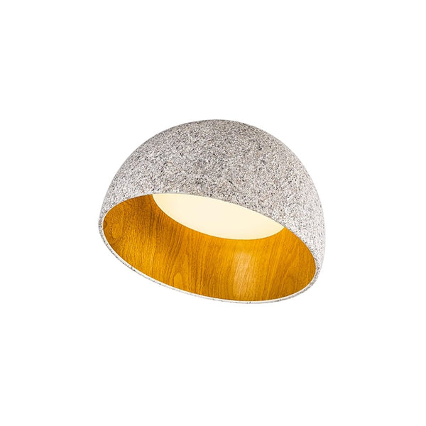 Thehouselights-Creative Recessed Dome LED Flush Mount Ceiling Light-Ceiling Light-Light Red-
