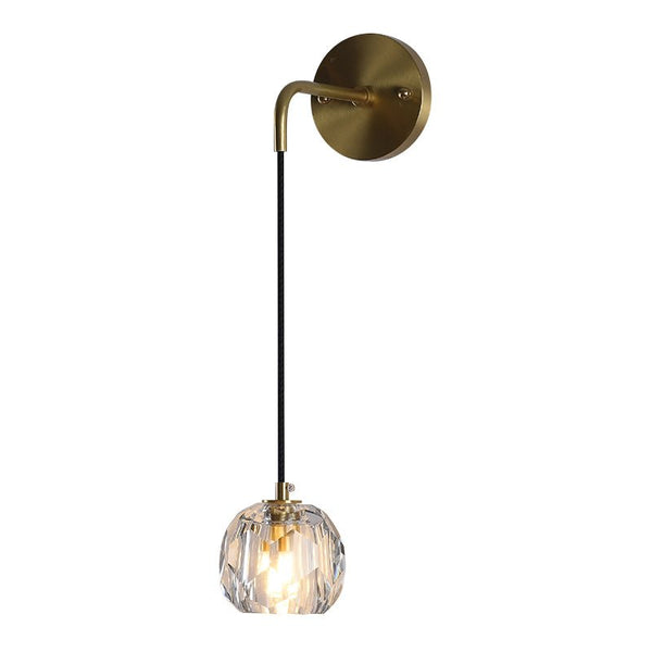 Thehouselights-Crystal 1-light Mini Wall Sconce-Wall Lights--