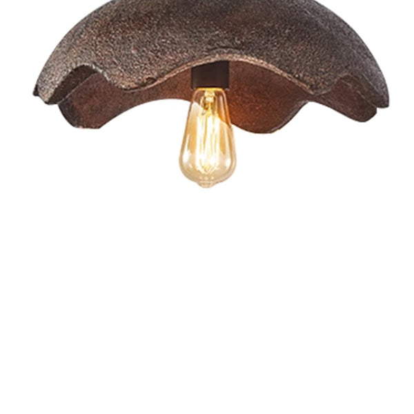 Thehouselights-Designer Flower-Shaped Pendant Lighting-Pendant-Rusty-