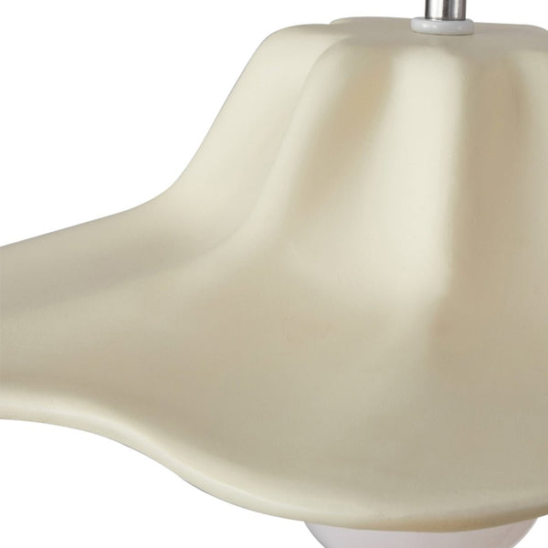 Thehouselights-Designer Fluted Shade Pendant Lighting-Pendant-Beige-