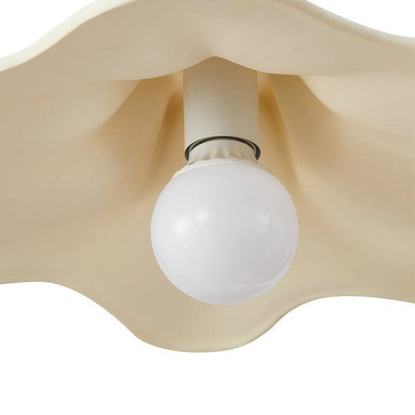Thehouselights-Designer Fluted Shade Pendant Lighting-Pendant-Beige-