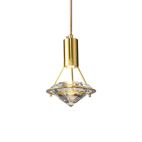 Thehouselights-Diamond Crystal Pendant Light-Pendant--