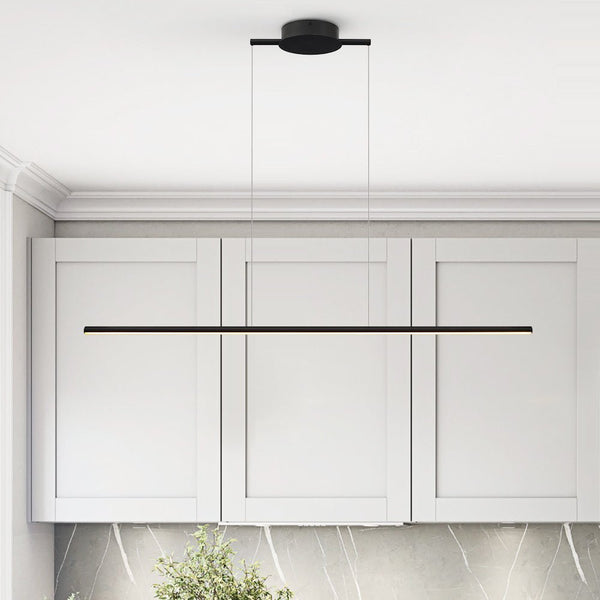 Thehouselights-Dimmable LED Linear Ceiling Light Hanging Pendant-Ceiling Light--