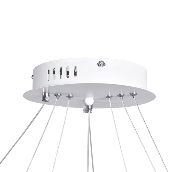 Thehouselights-Dimmable LED Three-Ring Chandelier-Chandelier--