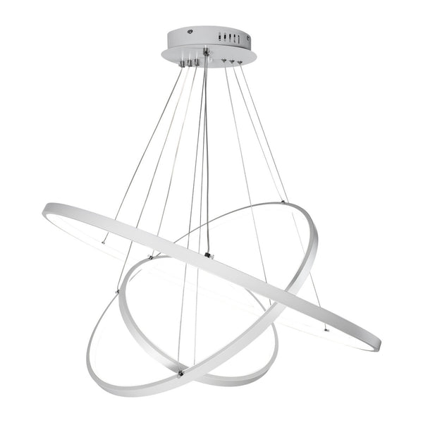 Thehouselights-Dimmable LED Three-Ring Chandelier-Chandelier--