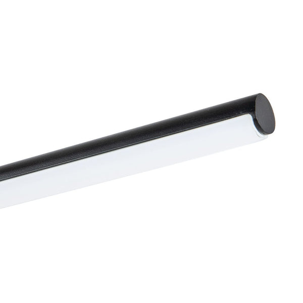 Thehouselights-Dimmable Linear LED Wall Sconce Bathroom Vanity Light-Wall Lights-Black-60 CM