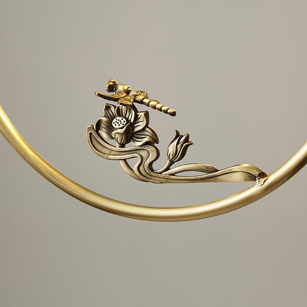 Thehouselights-Dragonfly Circle Pendant Lighting-Pendant--