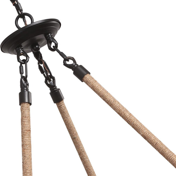 Thehouselights-Farmhouse Wagon Wheel Chandelier-Chandelier--