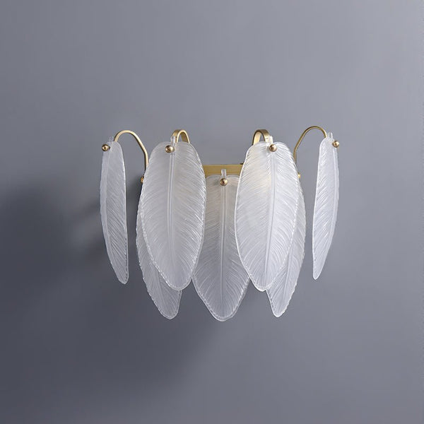 Thehouselights-Feather-shaped Wall Sconce-Wall Lights--
