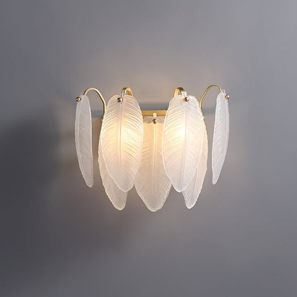 Thehouselights-Feather-shaped Wall Sconce-Wall Lights--