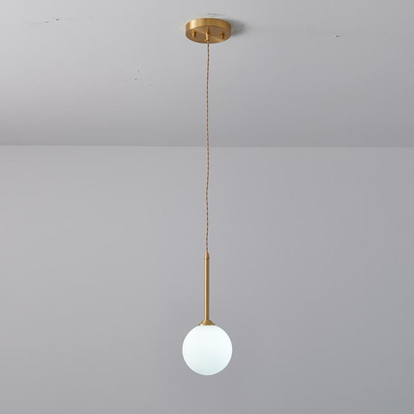 Thehouselights-Geometric Opal Globe Pendant Lighting-Pendant--