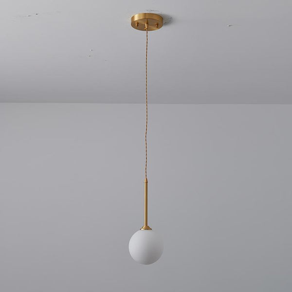 Thehouselights-Geometric Opal Globe Pendant Lighting-Pendant--