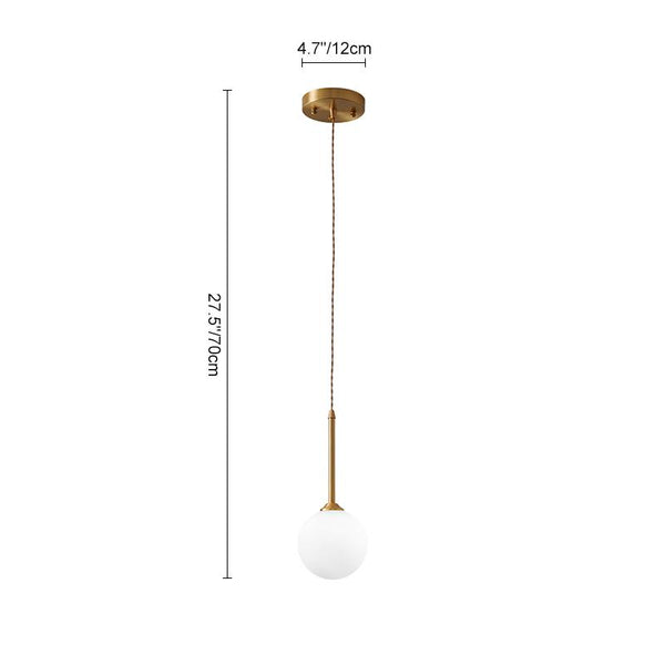 Thehouselights-Geometric Opal Globe Pendant Lighting-Pendant--