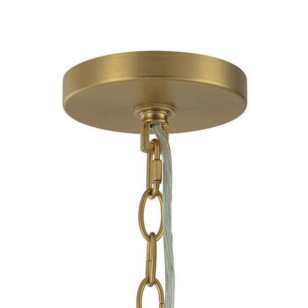 Thehouselights-Glam Luxury Large Cluster Grape Ribbed Glass Bubble Entry Chandelier-Chandelier-Brass-