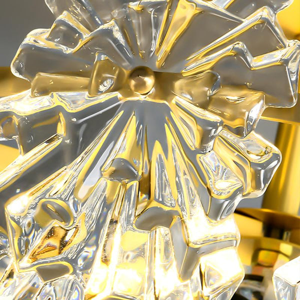 Thehouselights-Glam Sparkle Flush Mount-Ceiling Light--