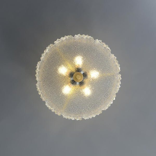 Thehouselights-Glam Sparkle Flush Mount-Ceiling Light--
