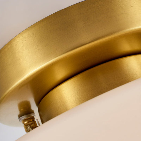 Thehouselights-Glass Cylinder Flush Mount Ceiling Lights-Ceiling Light--