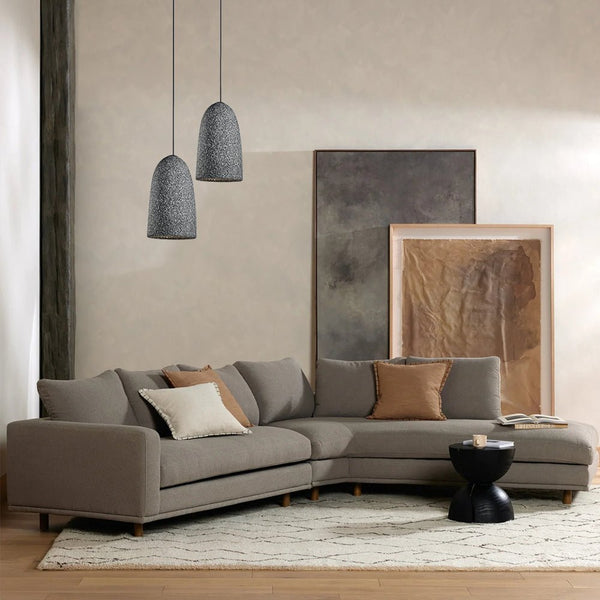 Thehouselights-Handmade Bullet Bell Pendant Light-Pendant-Dark Grey-