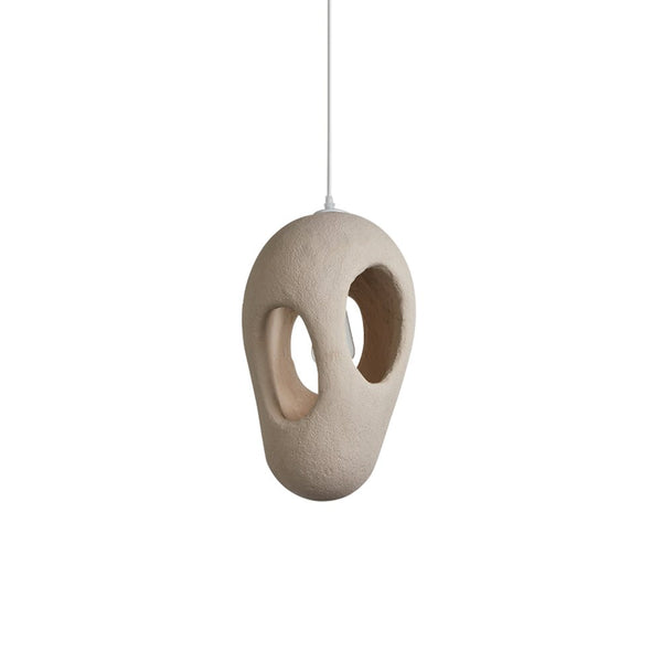 Thehouselights-Handmade Cave Shaped Polystyrene Pendant Light-Pendant-3-Lt-