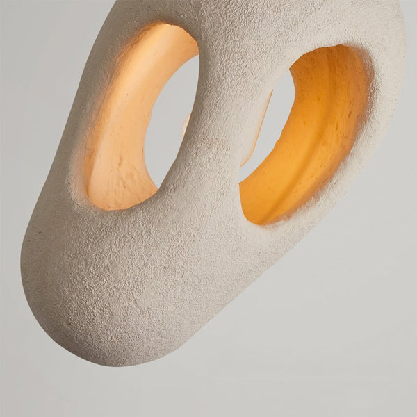 Thehouselights-Handmade Cave Shaped Polystyrene Pendant Light-Pendant-3-Lt-