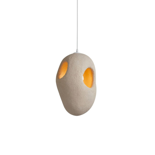 Thehouselights-Handmade Cave Shaped Polystyrene Pendant Light-Pendant-3-Lt-
