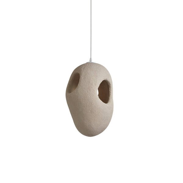 Thehouselights-Handmade Cave Shaped Polystyrene Pendant Light-Pendant-3-Lt-