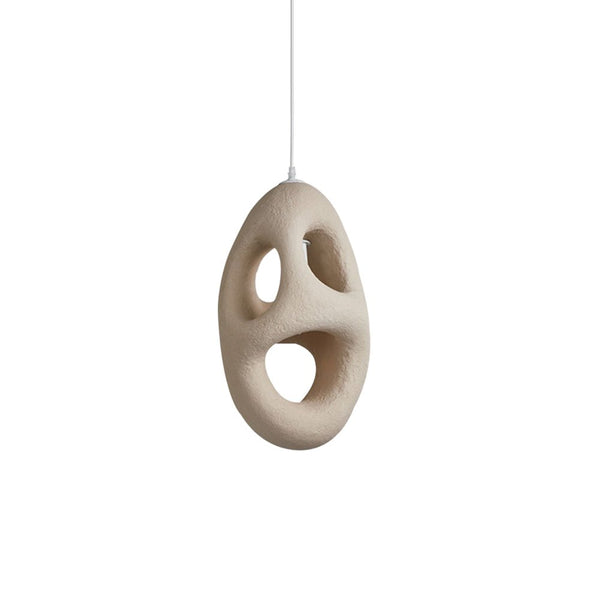 Thehouselights-Handmade Cave Shaped Polystyrene Pendant Light-Pendant-3-Lt-