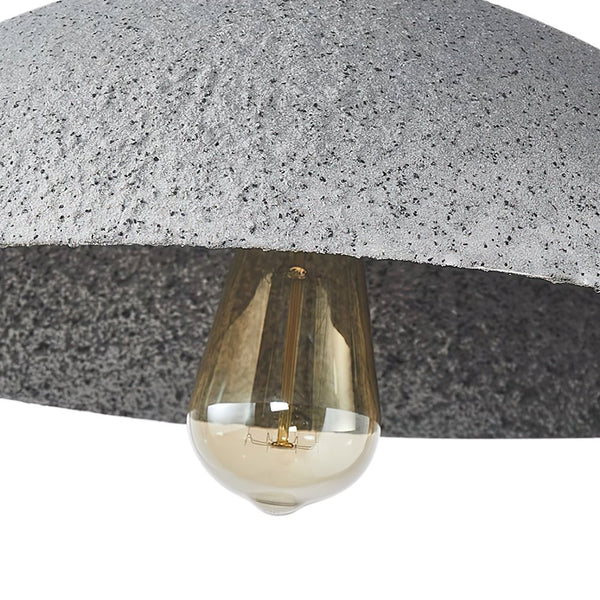 Thehouselights-Handmade Ceramic Dome Pendant Light-Pendant-Gray-
