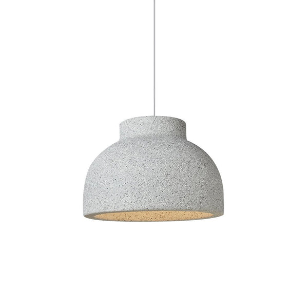 Thehouselights-Handmade Speckled Dome Pendant Light-Pendant-Light Gray-