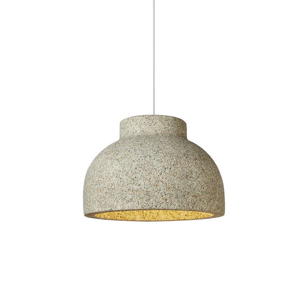 Thehouselights-Handmade Speckled Dome Pendant Light-Pendant-Light Gray-
