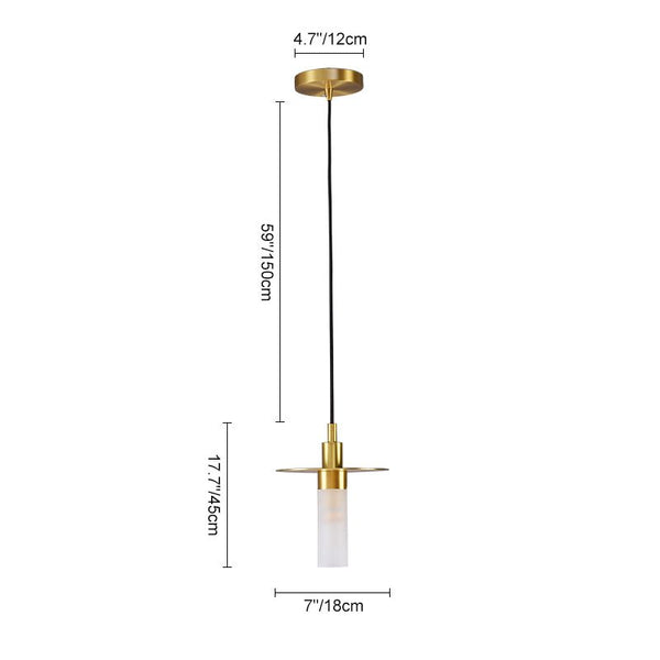 Thehouselights-Hat Plate Shape Pendant Light-Pendant--