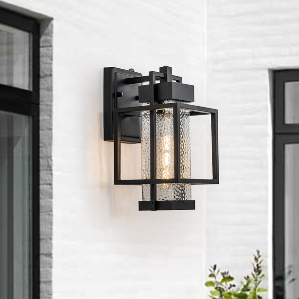 Thehouselights-IP23 Hammer Cage Outdoor Wall Sconce-Wall Lights-1 Pack-