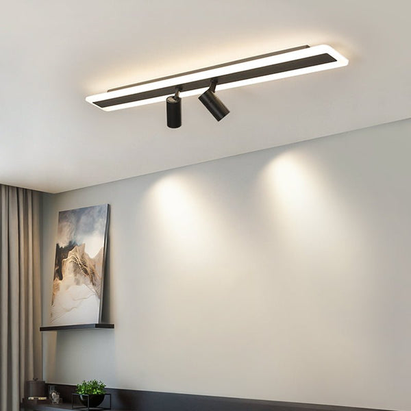 Thehouselights-LED Black Spot Light Track Light Ceiling Light-Ceiling Light--