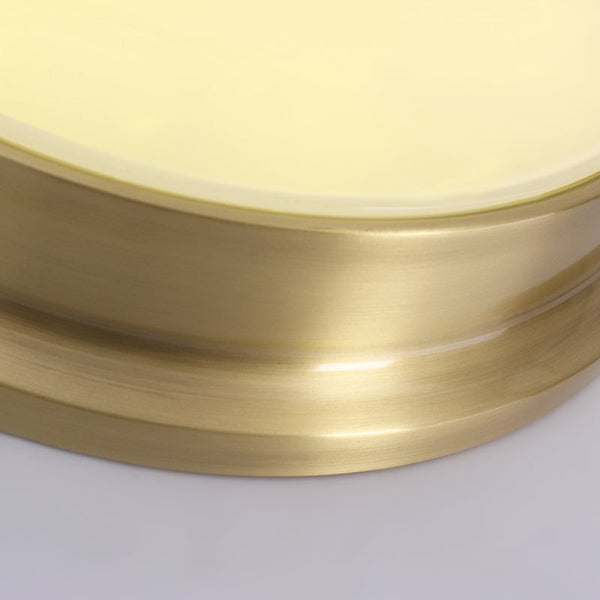Thehouselights-LED Gold Glass Flush Mount Ceiling Lights-Ceiling Light--